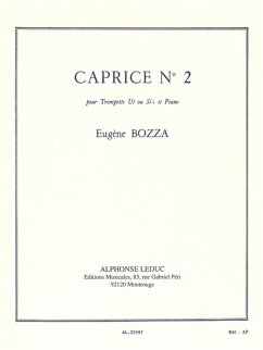 Cover Caprice no.2 pour trompette et piano