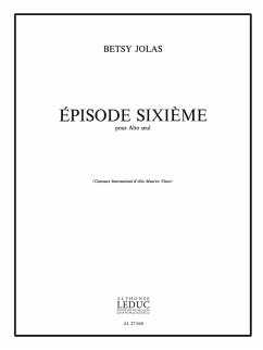 Cover Episode sixičme pour alto seul