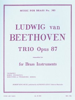 Cover BEETHOVEN/KING TRIO OP87 BRASS TRIO/SCORE AND PARTS(PTION/PTIES)MFB305