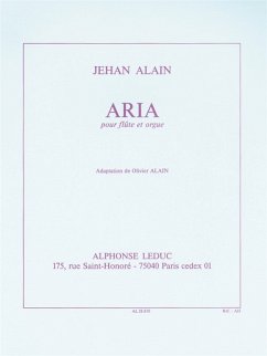 Cover Aria pour flűte et orgue