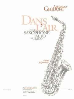 Cover Dans l'air pour saxophone alto et piano (niveau preparatoire)