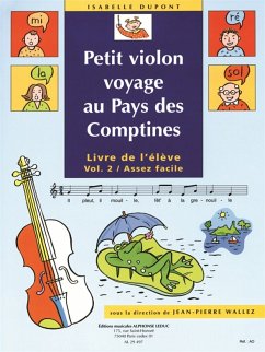 DUPONT-WALLEZ PETIT VIOLON VOYAGE AU PAYS DES COMPTINES/VOL.2:ASSEZ FACILE/LIVRE DE L'ELEVE