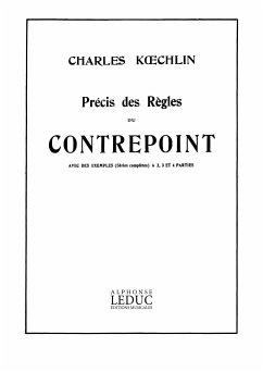 Cover KOECHLIN PRECIS DES REGLES DU CONTREPOINT