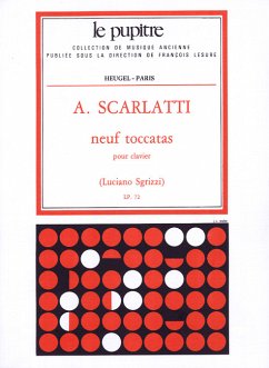Cover SCARLATTI/SGRIZZI 9 TOCCATAS CLAVIER (LP72)