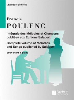 Cover Melodies et chansons pour chant et piano