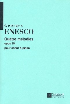 4 mélodies op.19 pour chant et piano