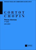 Pičces diverses (Chopin) pour piano 1čre serie