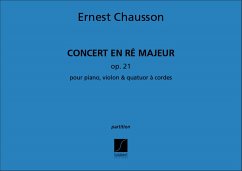 Concert ré majeur op.21 pour piano, violon et quatuor a cordes partition