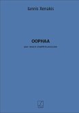 Iannis Xenakis, Oophaa (1989) Clavecymbal, Percussion Buch