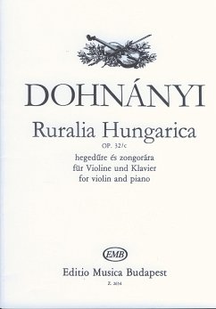 Cover Ruralia hungarica op.32c für Violine und Klavier