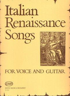 Cover Italian Renaissance Songs for voice and guitar