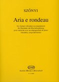 Aria e rondeau for clarinet and piano Clarinet and Piano Aria e rondeau for clarinet and piano Clarinet and Piano