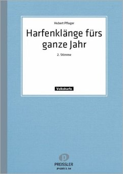 Cover Hubert Pfluger Harfenklänge für's ganze Jahr Volksharfe