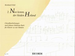 Cover Nun Komm der Heiden Heiland für Klavier zu 4 Händen