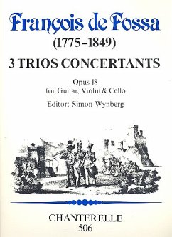 Cover 3 Trios concertants op.18 for guitar, violin and cello parts