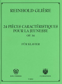 Cover 24 Pičces caracteristiques pour la jeunesse op.34 für Klavier