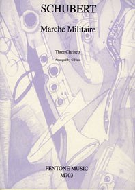 Cover Marche Militaire - Clarinet Trio