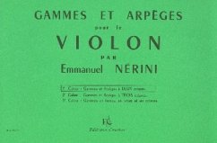 Cover Gammes et arpčges vol.1 pour violon