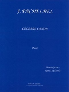 Cover Célčbre canon pour piano