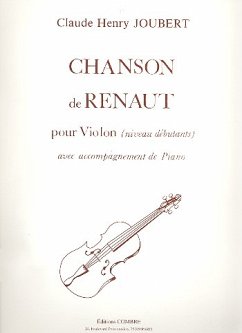 Cover Chanson de Renaut pour violon et piano (niveau debutants)