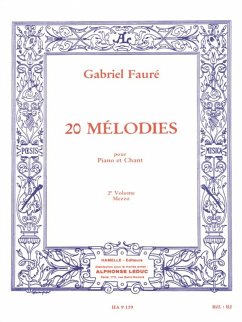 Cover 20 melodies vol.2 (nos.21-40) pour mezzosoprano et piano