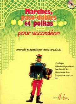 MAUGAIN Manu Marches, paso-dobles et polkas accordéon Partition + CD