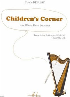 Cover Children's corner pour flute et harpe ou piano