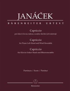 Capriccio für Klavier linke Hand, Flöte, 2 Trompeten, 3 Posaunen und Tenortuba Partitur und Stimmen