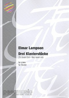 Cover 3 Klavierstücke