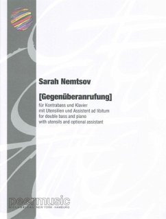 Cover Gegenüberanrufung für Kontrabass und Klavier