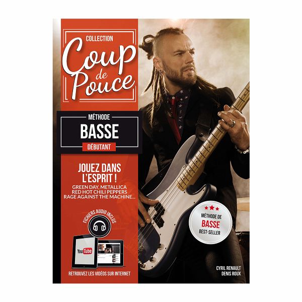 Débutant basse vol.1 (+CD) Initiation au Slap Collection Coup de Pouce