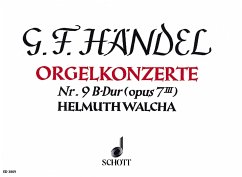 Konzert B-Dur Nr.9 op.7,3 für Orgel und Orchester Orgelauszug