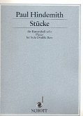 Stücke für Kontrabass solo (1927) Faksimile-Erstausgabe