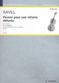 Pavane pour une infante défunte für 4 Violoncelli Partitur und Stimmen