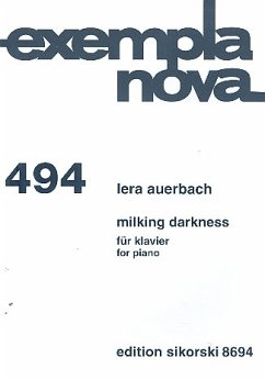 Cover Milking Darkness für Klavier