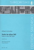 Suite im alten Stil für Streichorchester Partitur Suite im alten Stil für Streichorchester Partitur