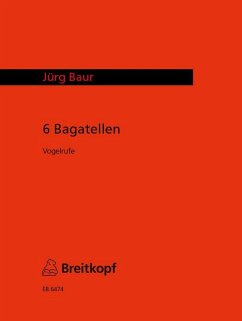 Cover 6 Bagatellen Vogelrufe für Klarinette