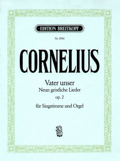 Cover Vater unser op.2 9 geistliche Lieder für Singstimme und Orgel