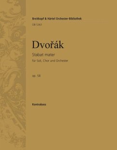 Cover Stabat mater op.58 für Soli, Chor und Orchester Kontrabass Döge, Klaus, Ed