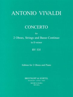 Cover Konzert d-Moll P302 RV535 für 2 Oboen, Streicher und Bc für 2 Oboen und Klavier