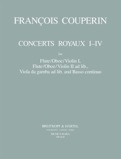 Cover Concerts royaux no.1-4 for flute, viola da gamba and bc score and parts