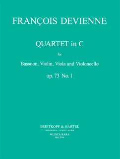 Cover Quartet c Major op.73,1 for bassoon and string quartet score and parts