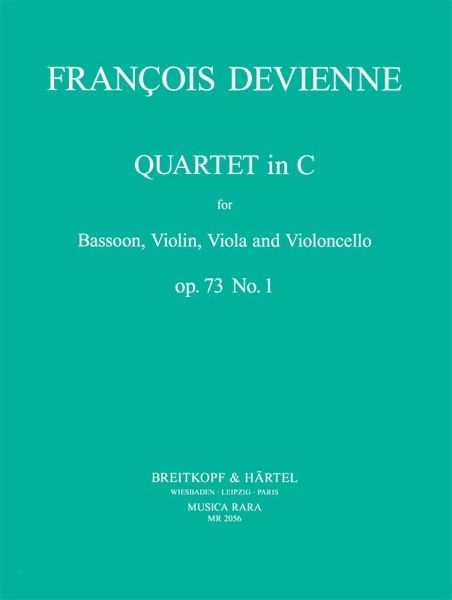 Quartet c Major op.73,1 for bassoon and string quartet score and parts Quartet c Major op.73,1 for bassoon and string quartet score and parts