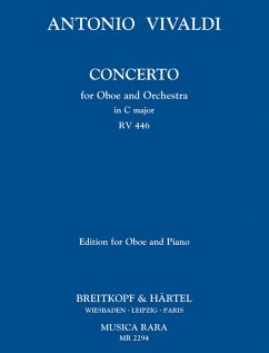 Concerto C major RV446 for oboe, strings and bc for oboe and piano