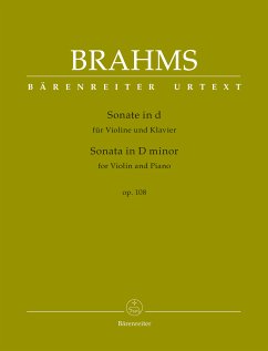 Cover Sonate d-Moll op.108 für Violine und Klavier