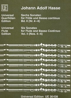 Cover 6 Sonaten op.2 Band 2 (Nr.4-6) für Flöte und Bc