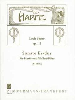 Cover Sonate Es-Dur op.113 für Harfe und Violine
