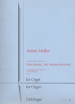 Cover Nun komm der Heiden Heiland Variationen für Orgel