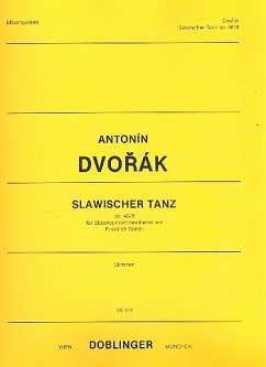 Slawischer Tanz g-Moll op.46,8 für Flöte, Oboe, Klarinette, Horn in F und Fagott, Stimmen