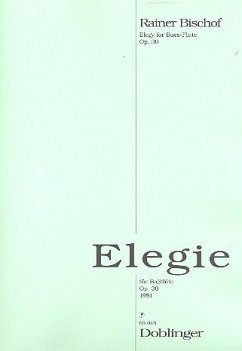 Cover Elegie op.30 für Baßflöte (1991)